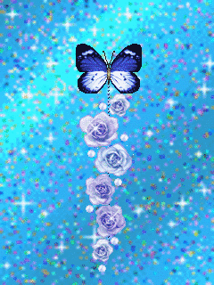 animated butterfly photo: Blue Butterfly BlueButterfly71.gif