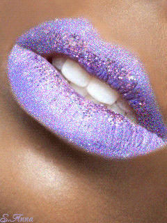 Animated Sparkly Lips