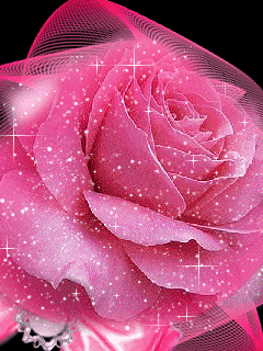 Pink Glitter Rose Pictures, Images and Photos