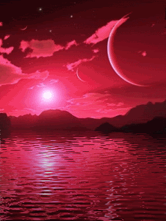 sea animated photo: Red Planet RedPlanet.gif