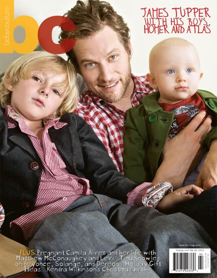 James Tupper and his boys
