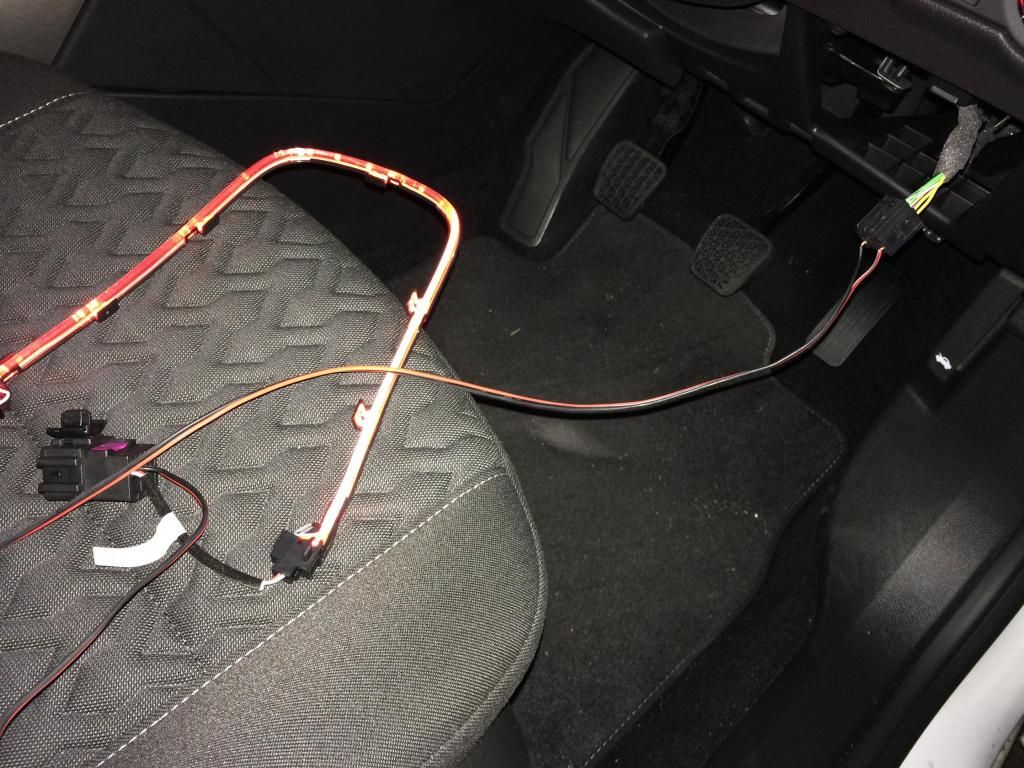 How to Retrofit the gear stick surround ambient lighting (the easy way