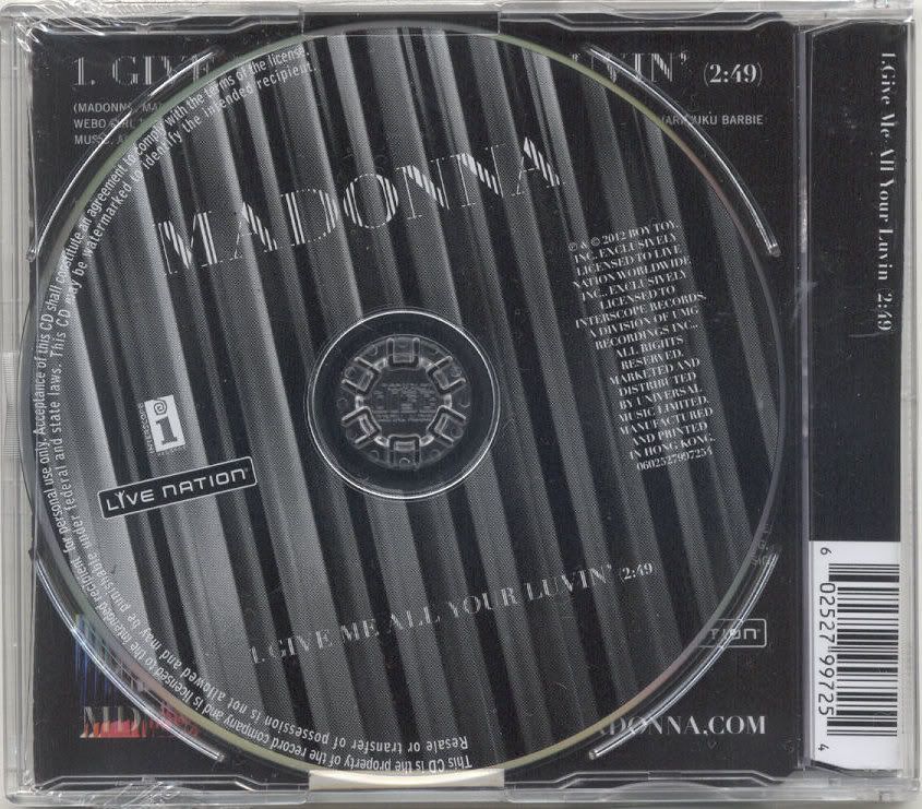 Madonna-Promo CD SIngle 2