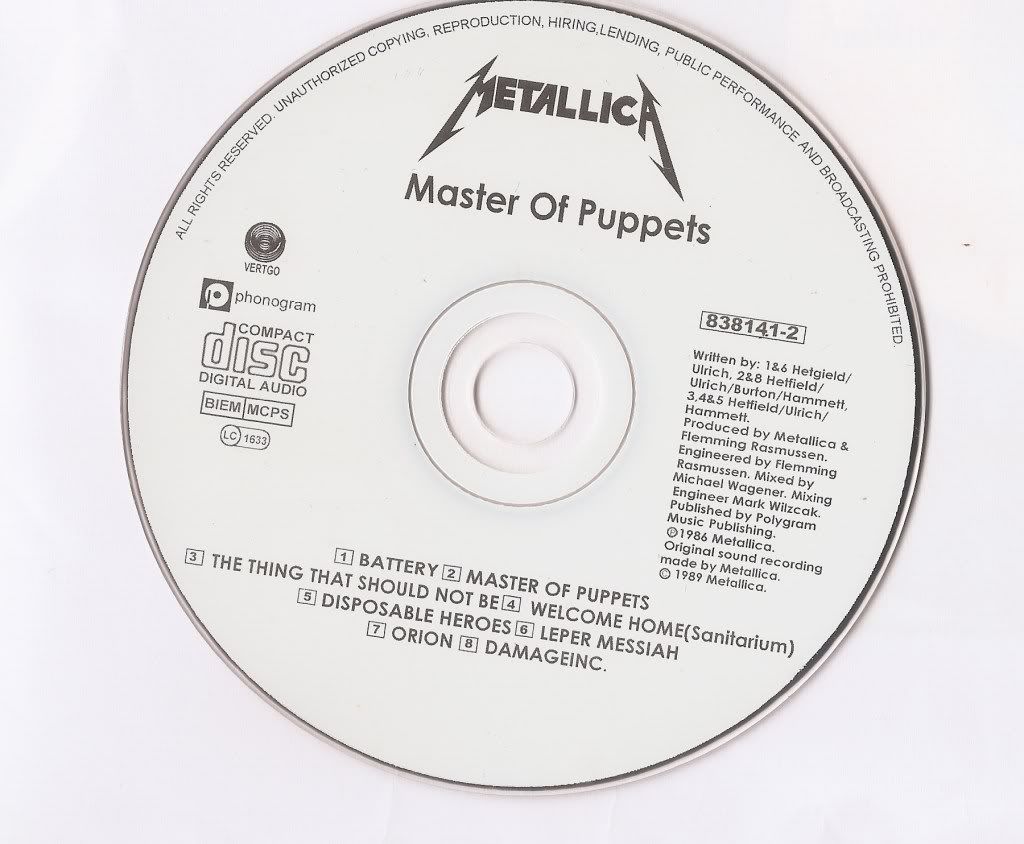 Metallica CD 4