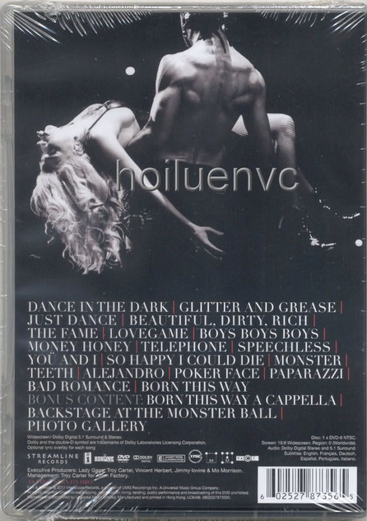 Lady Gaga Live DVD 2