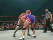 Double underhook facebuster