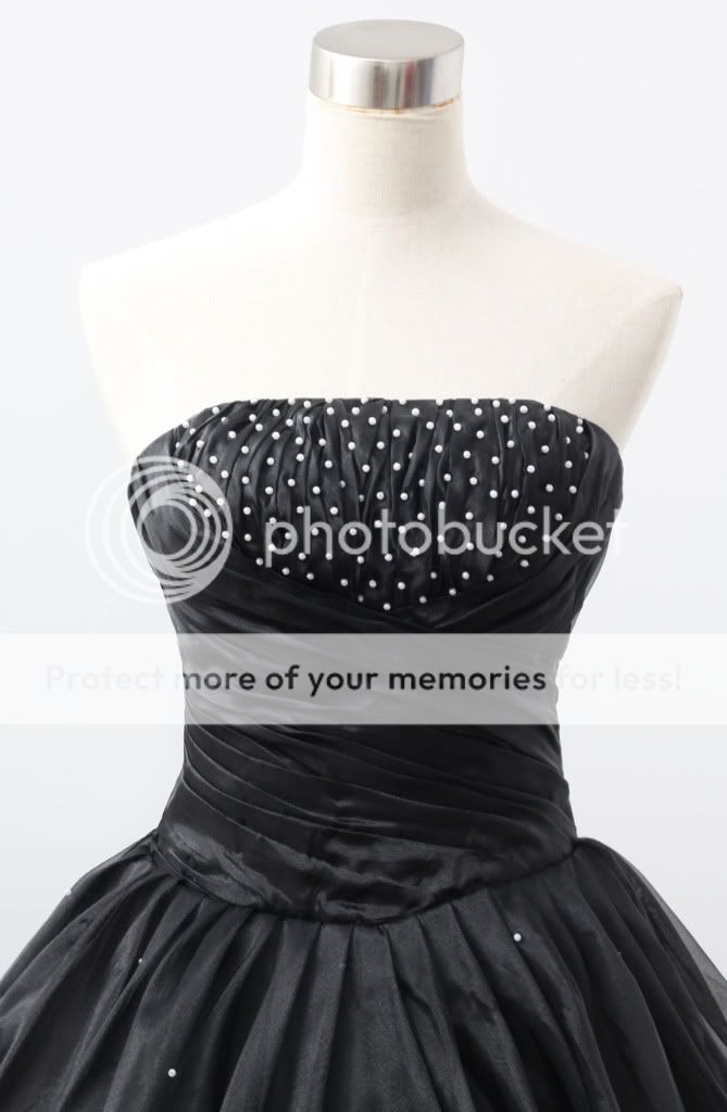 PW3 black prom evening wear ball robe dress gown size8 24 Customize 