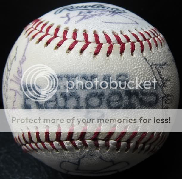 1977 TEXAS RANGERS Team Signed Autographed Baseball  