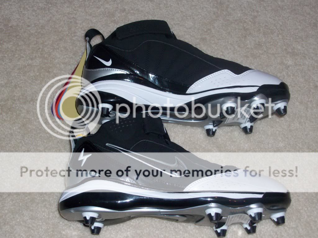   Air LT D LaDanian Tomlinson Football Cleats 12.5 Black White  